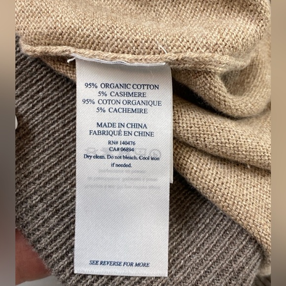 Faherty Women’s Surf Organic Cotton & Cashmere Sweater Joggers Pants Sz S - Picture 6 of 15